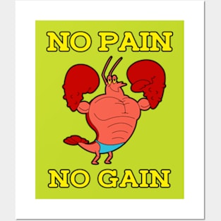 No Pain No Gain Posters and Art